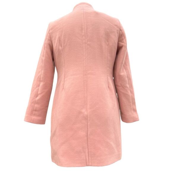 Banana Republic Factory Pink Mandarin One Button Car Coat New Size Small - Picture 4 of 6